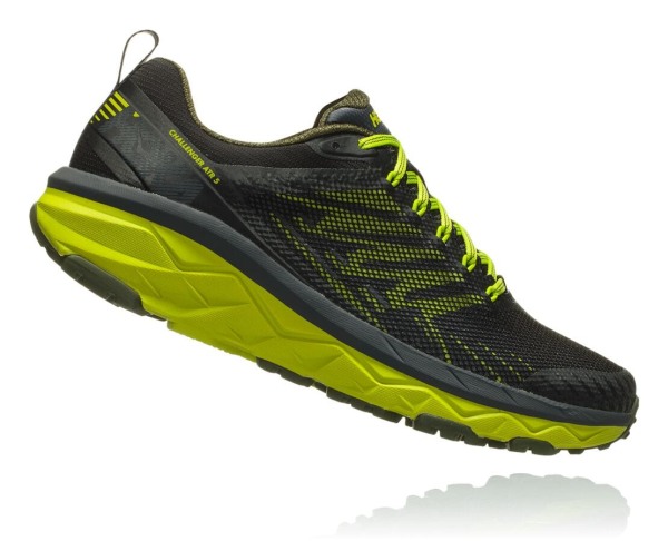 Hoka One One Challenger ATR 5 Mens UK - Black Trail Running Shoes - AEOGQ7913